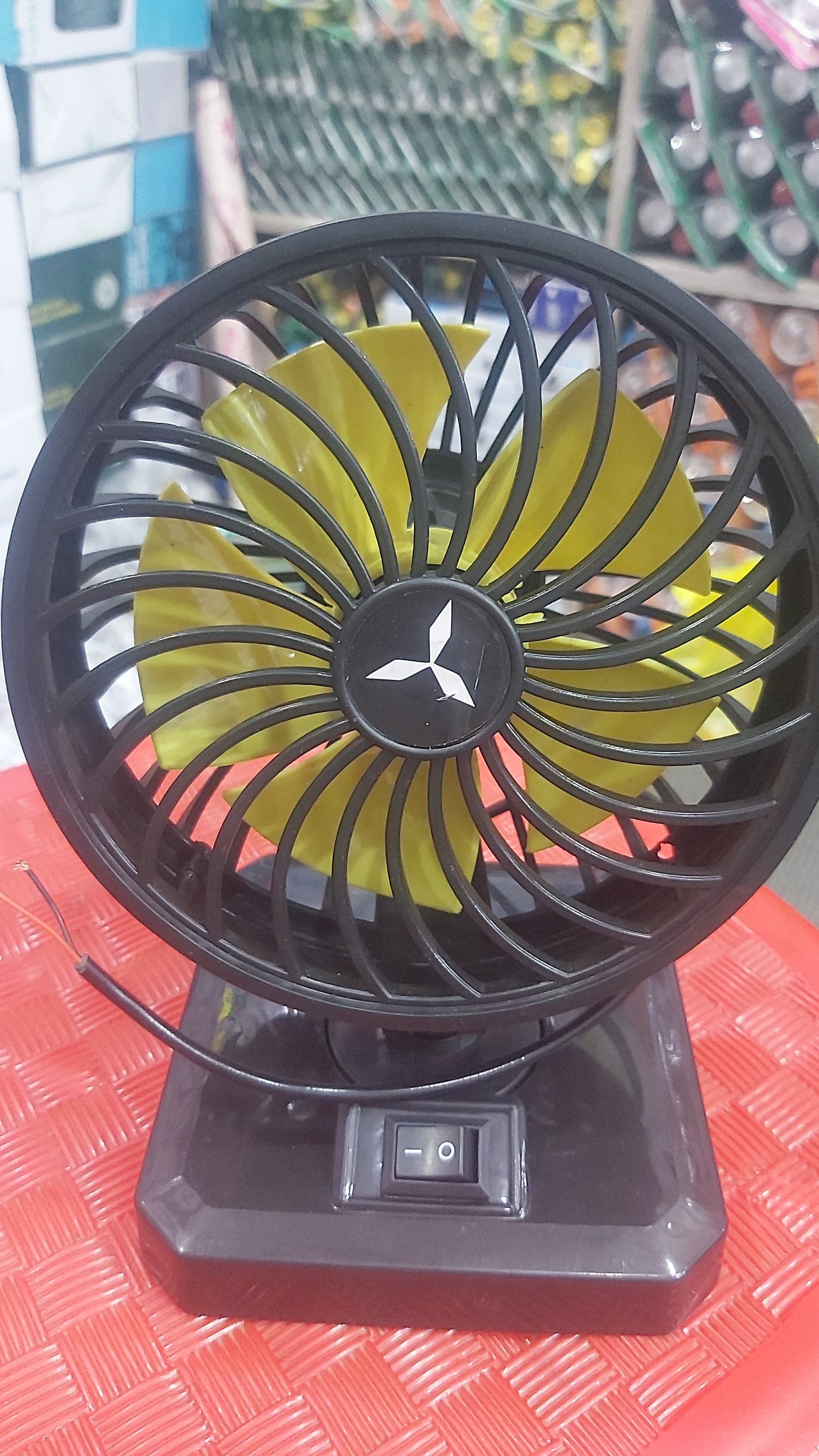TECNO Plus GA-88 Portable AC/DC Table Fan – 12V Car & 220V Home Fan